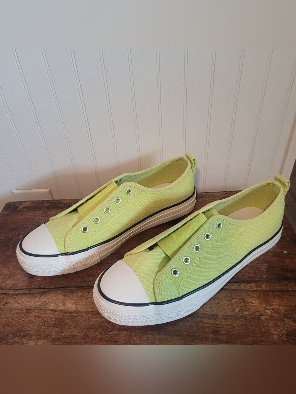 Twinset Milano Giallo Led Neon Citron Slip-On Sneakers EU 40 US 9 - 9.5 NIB